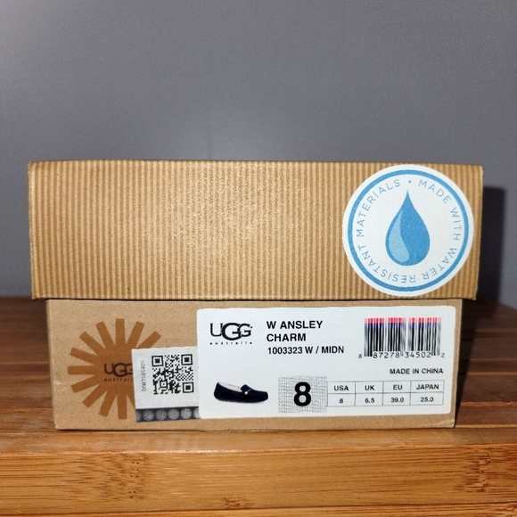 UGG Ansley Charm Moccasin, Midnight Blue, Women's Size 8 - Picture 9 of 9